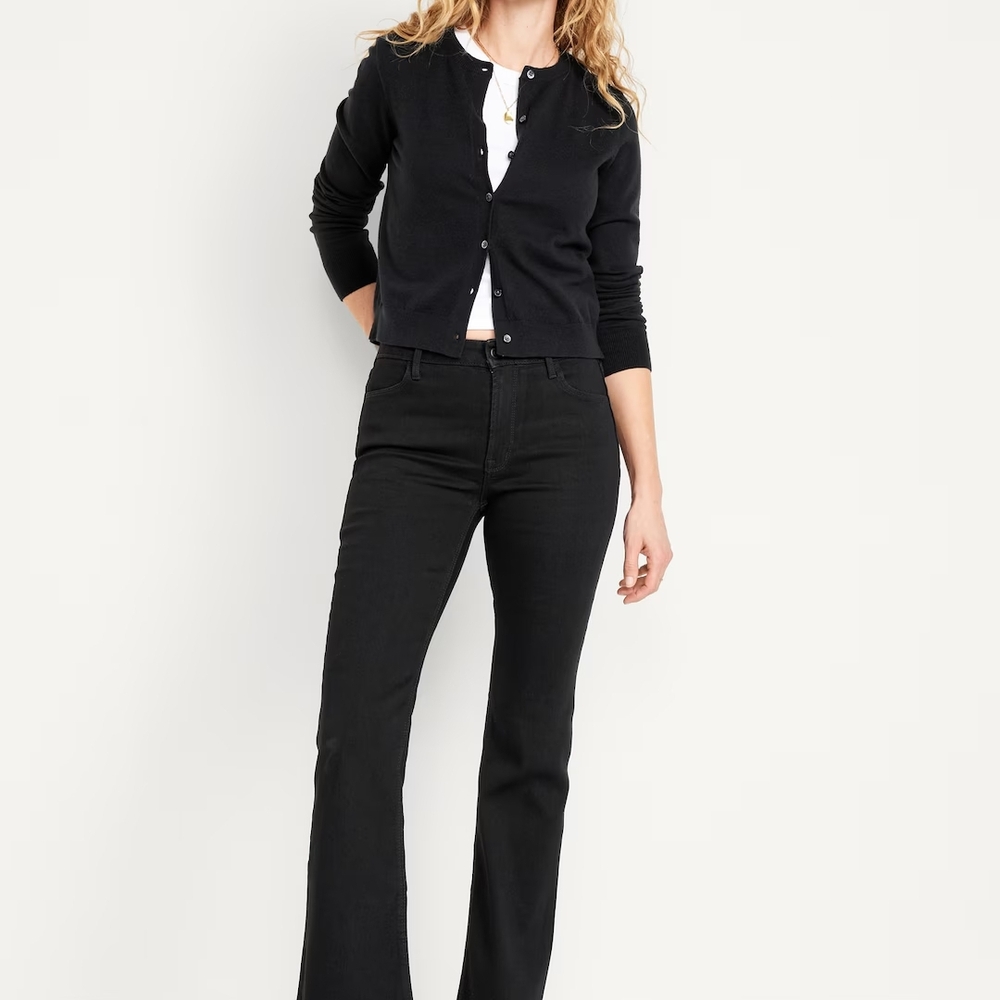 Old Navy Wow Flare Black Women's Jeans